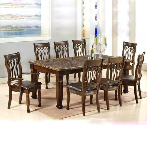 ​Rectangle Marble Dining Set NO-1